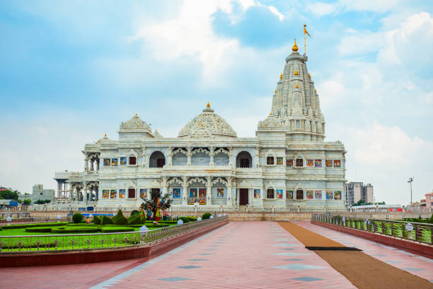 Prem Mandir is a Hindu temple dedicated to Shri Radha Krishna in Vrindavan near Mathura city in Uttar Pradesh state of India